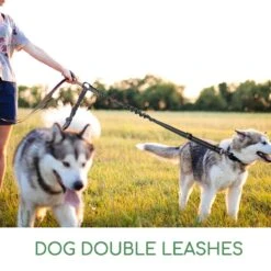 Nobleza Splitter Hondenriem - Dubbel Aanlijnriem Voor Honden - Splitter Verstelbaar - Zwart -Hondenbenodigdheden 1200x1200 1032