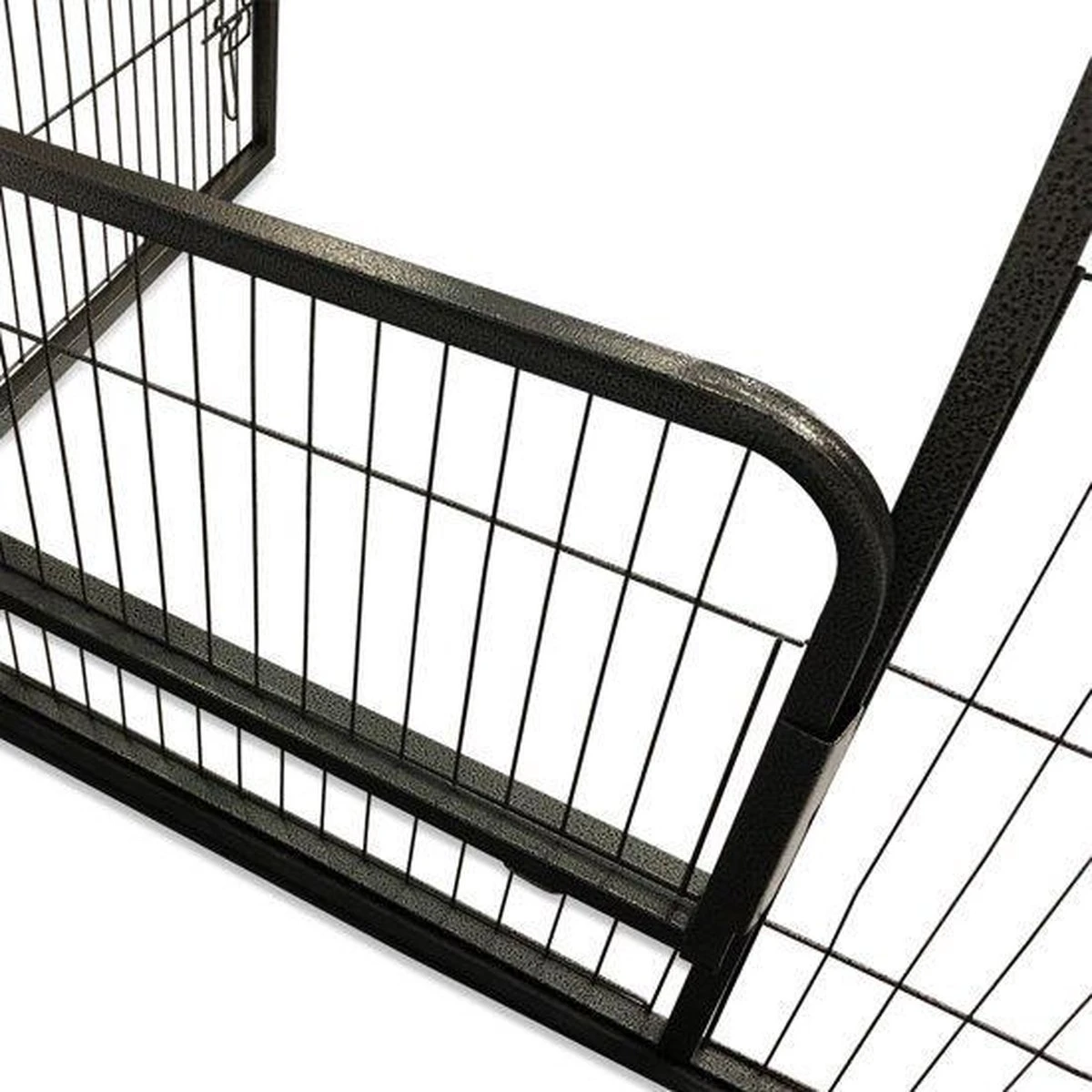 MaxxPet Puppyren - Hondenbench - Puppykennel - Hondenren - 125 X 78 X 80 Cm - Zwart 9 MaxxPet Puppyren - Hondenbench - Puppykennel - Hondenren - 125 X 78 X 80 Cm - Zwart - Afbeelding 7