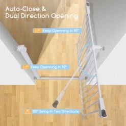 Nobleza 47B4V - Hondenhek - Metaal - H76 X L75-82 Cm - Wit -Hondenbenodigdheden 1200x1200 1055