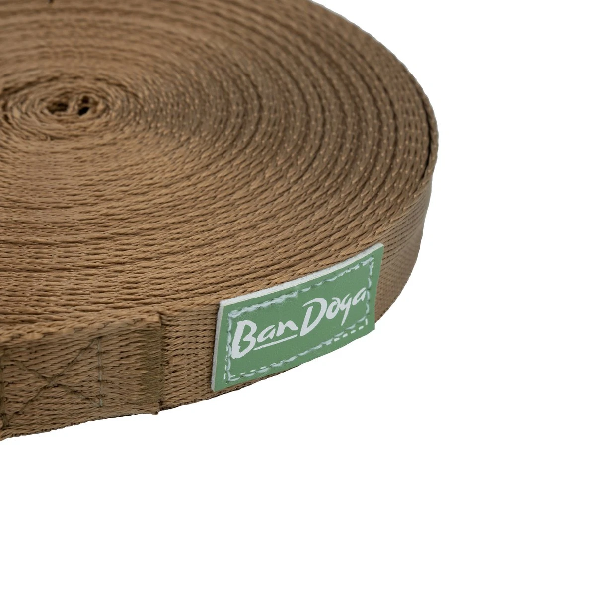 Hondenriem 20 Meter | Lange Lijn | Gerecycled Nylon | Trainingslijn | 2cm | Bruin 5 Hondenriem 20 Meter | Lange Lijn | Gerecycled Nylon | Trainingslijn | 2cm | Bruin - Afbeelding 3