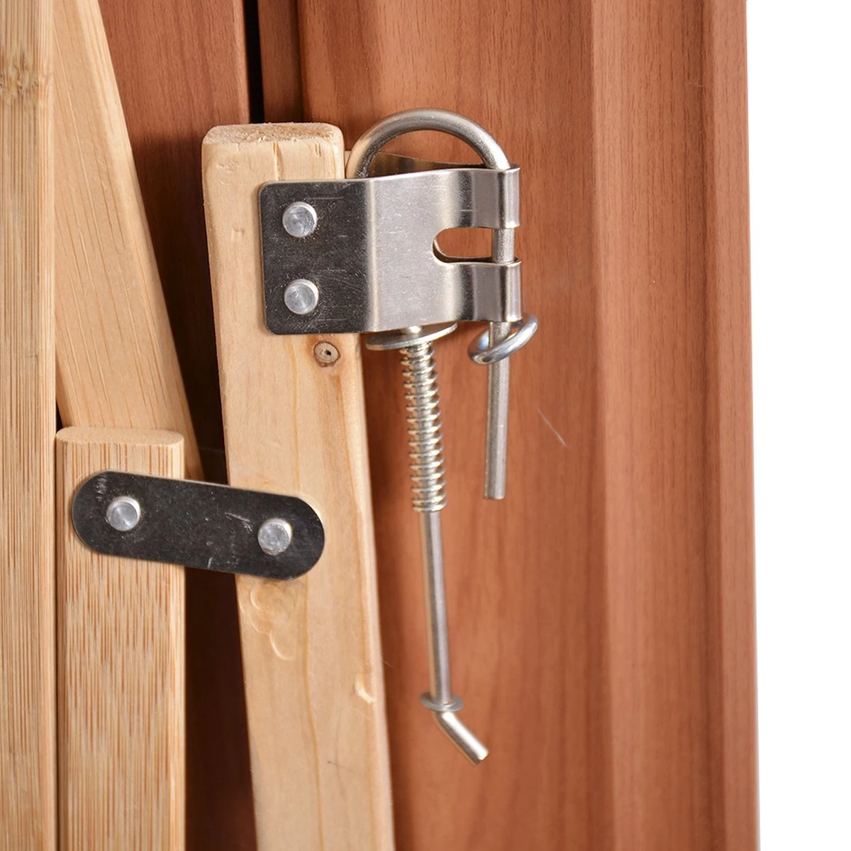 Houten Traphekje Harmonica | Traphekje Hond & Huisdieren | Extra Stevig | Inklapbaar | Met Klembevestiging | Deurhek Accordeon | Deurhekje | Hondenhek | Huisdier Hekje | Traphekje Houten 5 Houten Traphekje Harmonica | Traphekje Hond & Huisdieren | Extra Stevig | Inklapbaar | Met Klembevestiging | Deurhek Accordeon | Deurhekje | Hondenhek | Huisdier Hekje | Traphekje Houten - Afbeelding 3