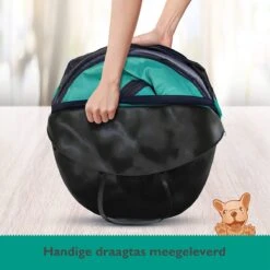 Meisterpet - Opvouwbare Puppyren Rond - (Ø X H) 115 X 58 Cm - Met Gratis Dieren Verzorging Set -Hondenbenodigdheden 1200x1200 1156