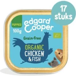 17x Edgard & Cooper Kuipje Vers Vlees Puppy Hondenvoer Bio Kip - Vis 100 Gr -Hondenbenodigdheden 1200x1200 1255