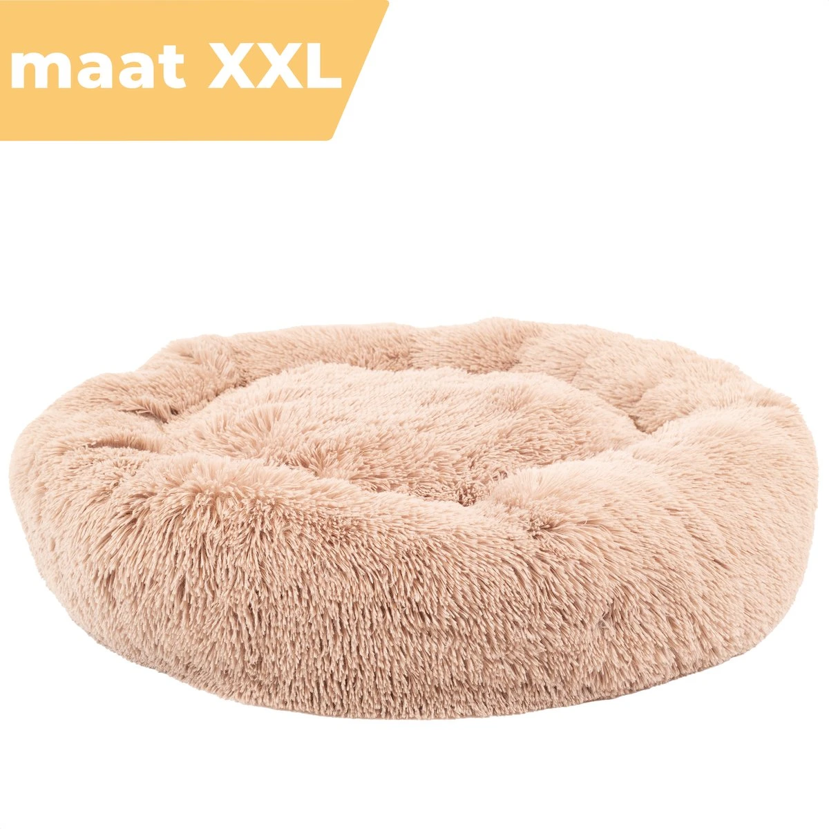 Coooper Donut Hondenmand - Fluffy Hondenmand - 100 Cm - XXL - Wasbaar - Pluche 3 Coooper Donut Hondenmand - Fluffy Hondenmand - 100 Cm - XXL - Wasbaar - Pluche