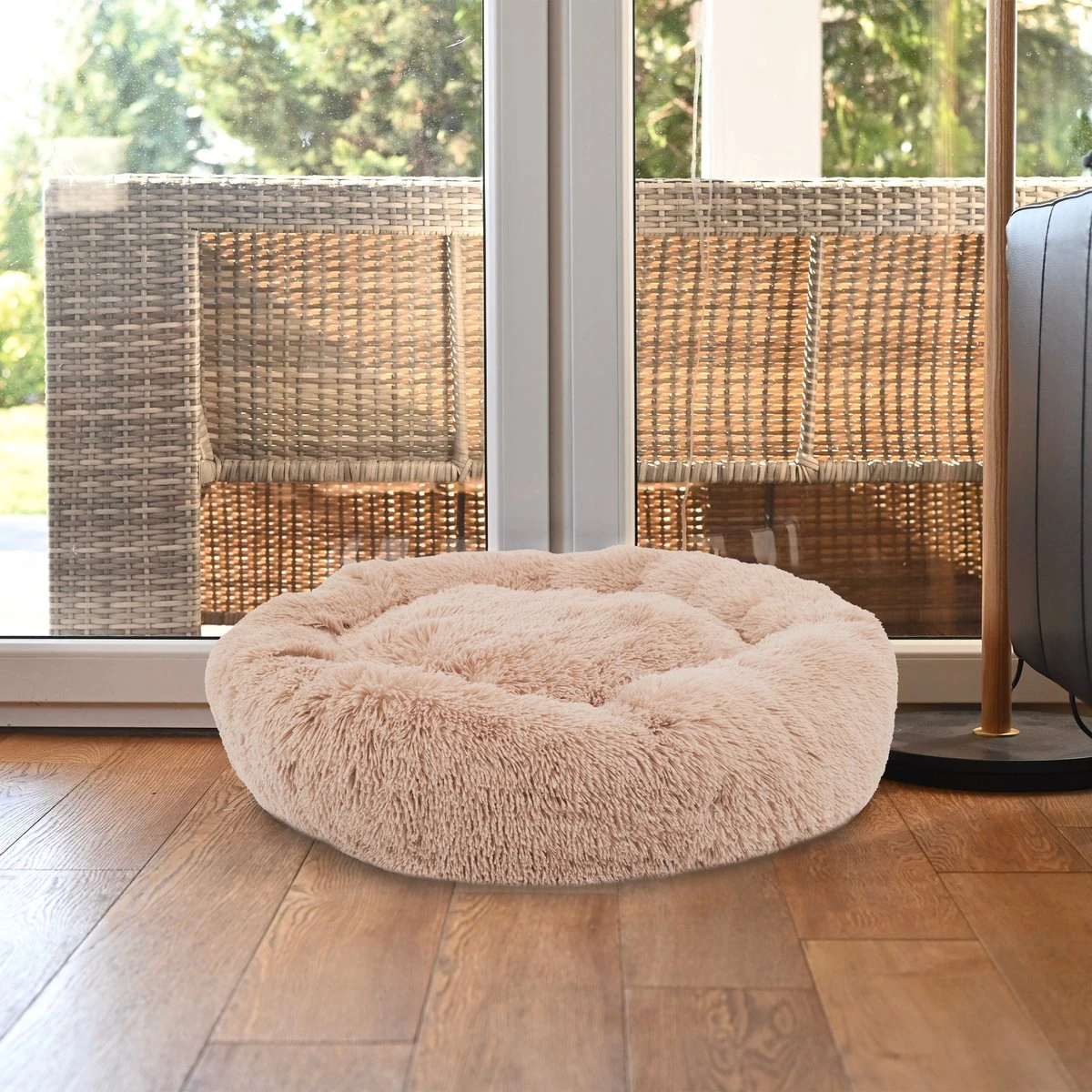 Coooper Donut Hondenmand - Fluffy Hondenmand - 100 Cm - XXL - Wasbaar - Pluche 6 Coooper Donut Hondenmand - Fluffy Hondenmand - 100 Cm - XXL - Wasbaar - Pluche - Afbeelding 4