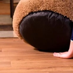 Peaceful Pooch M - Pluizig Hondenbed - 76cm Diameter - Opvouwbaar - In Verschillende Maten. Kattenbed - Wasbaar - Uitneembare Vulling - Ontspant Gewrichten En Spieren - Anti-slip Noppenbodem -Hondenbenodigdheden 1200x1200 1476