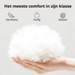 Behave Donut Hondenmand - Hondenkussen - Hondenbed - Kattenmand - Fluffy - Donut - 50cm - Beige -Hondenbenodigdheden 1200x1200 1522