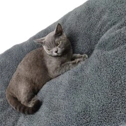 Pochon Pet - Hondenkussen - 70 X 50 Cm - Donkergrijs - Pluche - L -Hondenbenodigdheden 1200x1200 1523