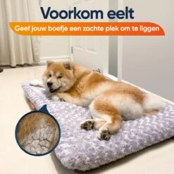 Happysnoots Hondenkussen 70 X 50cm - Hondenbed - Donut Dog Bed - Fluffy - Grijs - Wasbaar -Hondenbenodigdheden 1200x1200 1534