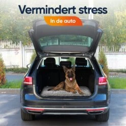 Happysnoots Hondenkussen 70 X 50cm - Hondenbed - Donut Dog Bed - Fluffy - Grijs - Wasbaar -Hondenbenodigdheden 1200x1200 1535