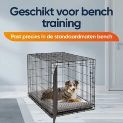 Happysnoots Hondenkussen 70 X 50cm - Hondenbed - Donut Dog Bed - Fluffy - Grijs - Wasbaar -Hondenbenodigdheden 1200x1200 1542