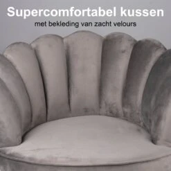 Maxxpro Katten- En Hondenstoel - Grijs - Verhoogd Met Houten Poten - Fluweel Materiaal - 61.5 X 52 X 33 CM - Huisdieren Tot 80 KG -Hondenbenodigdheden 1200x1200 1572