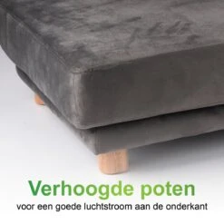 Maxxpro Katten- En Hondenbank - Grijs - Verhoogd Met Houten Poten - Fluweel Materiaal - 90 X 44 X 34 Cm - Huisdieren Tot 80 KG 11 Maxxpro Katten- En Hondenbank - Grijs - Verhoogd Met Houten Poten - Fluweel Materiaal - 90 X 44 X 34 Cm - Huisdieren Tot 80 KG -Hondenbenodigdheden 1200x1200 1594