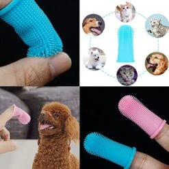 Doodadeals® 4 Stuks Siliconen Honden Tandenborstel - Tanden Borstel Hond - Silicone Dog Tootbrush - Multikleur -Hondenbenodigdheden 1200x1200 1667