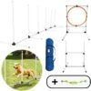 AYOO Agility Voor De Hond - Honden Training - Honden Behendigheid Set - Hondenparcours - Training Huisdieren - Honden Agility Set - Slalom - Horde - Draagzak - Agility Set - Oranje - Wit - GRATIS Speeltouw -Hondenbenodigdheden 1200x1200 1717