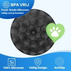 JT Products Siliconen Snuffelmat Zwart - Voor Hond En Kat – Puppy – Kitten – Konijn - Voerbak – Agility Voor De Hond - Honden Speelgoed Intelligentie – Denkspel Hond – Speelgoed Hondje Interactief – Anti Schrok Mat - Likmat 24 JT Products Siliconen Snuffelmat Zwart - Voor Hond En Kat – Puppy – Kitten – Konijn - Voerbak – Agility Voor De Hond - Honden Speelgoed Intelligentie – Denkspel Hond – Speelgoed Hondje Interactief – Anti Schrok Mat - Likmat -Hondenbenodigdheden 1200x1200 1782