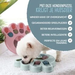 VEDIC® - Hondenpuzzel Hondenpoot Blauw - Intelligentiespeelgoed - Verschuifbare Verstopplekken - 23x23cm -Hondenbenodigdheden 1200x1200 1811