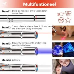 PetFriends Laserpen Voor Kat - USB Oplaadbaar - Laserpointer - Laserlampje - Kattenspeeltjes 11 PetFriends Laserpen Voor Kat - USB Oplaadbaar - Laserpointer - Laserlampje - Kattenspeeltjes -Hondenbenodigdheden 1200x1200 1816