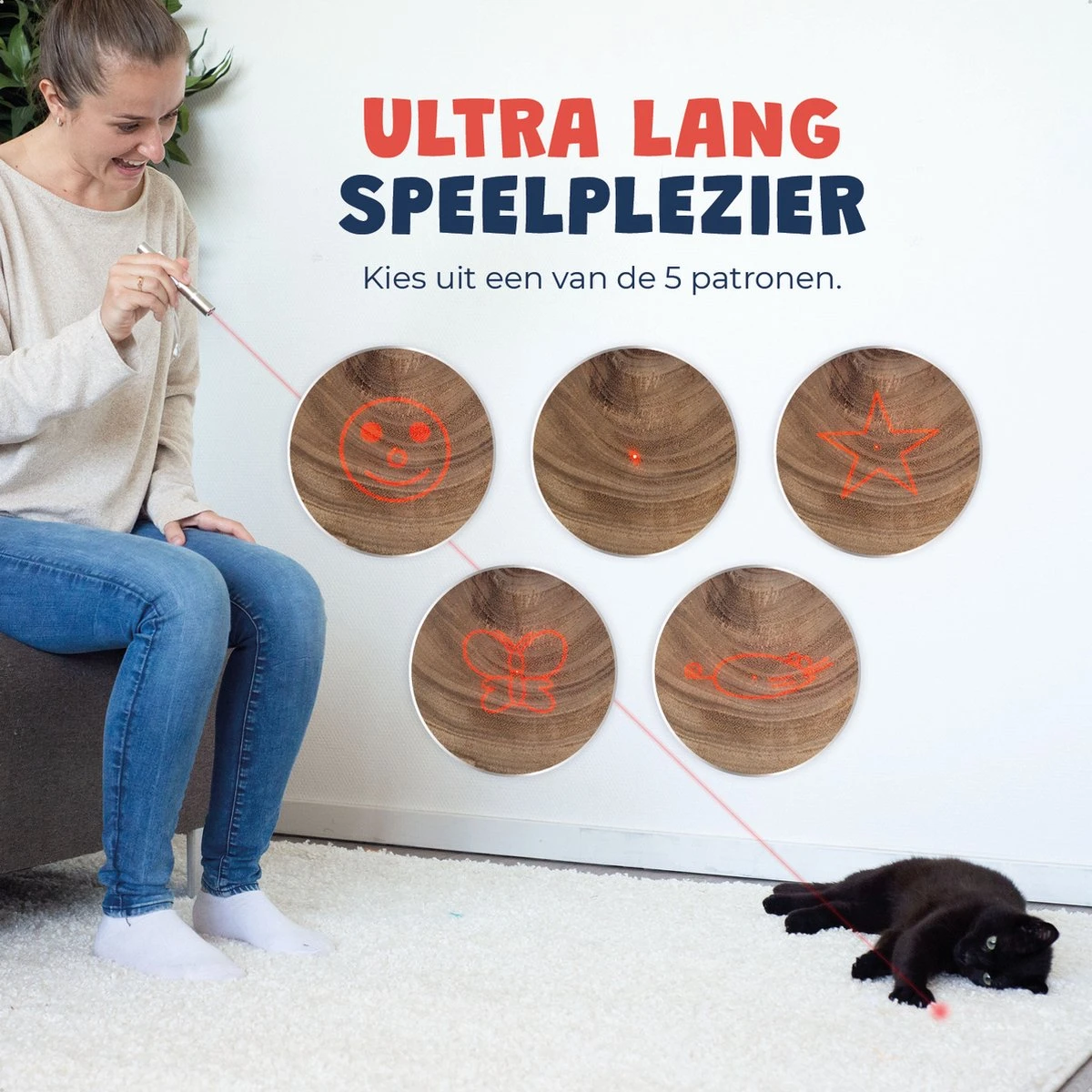 Laserpen - USB Oplaadbaar - Kattenspeeltjes - 7 Verschillende Standen - Laserlampje - RVS Zilver - Laser Pointer 10 Laserpen - USB Oplaadbaar - Kattenspeeltjes - 7 Verschillende Standen - Laserlampje - RVS Zilver - Laser Pointer - Afbeelding 8