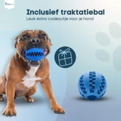 Pawzle Snuffelmat Hond - Likmat - Anti Schrokbak - Honden Speelgoed Intelligentie - Puppy - Inclusief Speelbal - 50x50cm - Blauw -Hondenbenodigdheden 1200x1200 1869