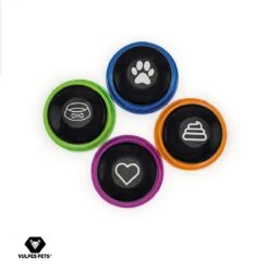 Vulpes Pets® PRO Praatknop Voor Honden Met Speelmat - Dogbuttons - Laat Uw Huisdier Spreken - Hondenspeelgoed - Honden Training - Inclusief E-Book En Speelmat -Hondenbenodigdheden 1200x1200 1881
