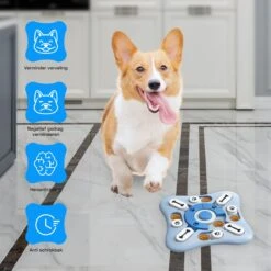 Honden Speelgoed Intelligentie – Hondenpuzzel - Interactieve Training – Voorkomt Verveling – 16 Vakjes – 11 Verplaatsbare Schuifjes - Denkspelletjes Voor Honden - Anti Schrokbak Hond – LumifyMe -Hondenbenodigdheden 1200x1200 1904