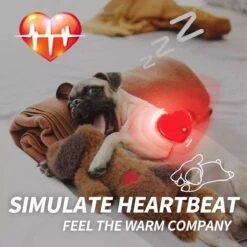 Merkloos Hondenknuffel - Puppyknuffel Met Hartslag - Knuffel Met Hartslag - Antistress Hond - Hondenspeelgoed -Hondenbenodigdheden 1200x1200 1980