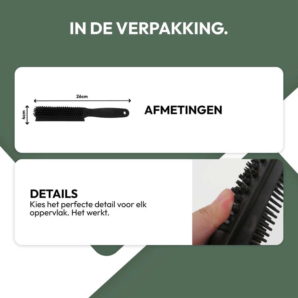 STACK Huisdierhaar Verwijderaar | Rubber - Pluizenborstel - Ontpluizer - Meubelborstel - Ontharingsborstel - Kledingborstel - Hondenhaar En Kattenhaar Verwijderen - Haarverwijderaar - Haren Verwijderen - Honden En Katten Borstel - Hondenkam 4 STACK Huisdierhaar Verwijderaar | Rubber - Pluizenborstel - Ontpluizer - Meubelborstel - Ontharingsborstel - Kledingborstel - Hondenhaar En Kattenhaar Verwijderen - Haarverwijderaar - Haren Verwijderen - Honden En Katten Borstel - Hondenkam - Afbeelding 2