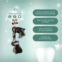 Floss Boss Flostouw – Zeer Stevig En Veilig Hondenspeelgoed – Hondentouw Van Gerecycled Katoen – Grijs Trektouw – 30cm - 135g – 2 Knopen 10 Floss Boss Flostouw – Zeer Stevig En Veilig Hondenspeelgoed – Hondentouw Van Gerecycled Katoen – Grijs Trektouw – 30cm - 135g – 2 Knopen -Hondenbenodigdheden 1200x1200 2155