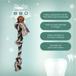 Floss Boss Flostouw – Zeer Stevig En Veilig Hondenspeelgoed – Hondentouw Van Gerecycled Katoen – Grijs Trektouw – 55cm – 325g – 3 Knopen 8 Floss Boss Flostouw – Zeer Stevig En Veilig Hondenspeelgoed – Hondentouw Van Gerecycled Katoen – Grijs Trektouw – 55cm – 325g – 3 Knopen -Hondenbenodigdheden 1200x1200 2157