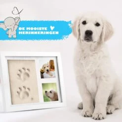 PIXETOOL Fotolijst Kleiafdruk - Gipsafdruk - Pootafdruk Hond - Puppy Speelgoed - Cadeau Voor Man - Cadeau Voor Vrouw - 3D Collage - 54 Extra Letters -Hondenbenodigdheden 1200x1200 2186