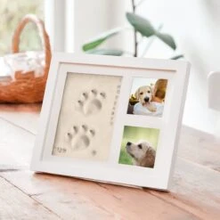 PIXETOOL Fotolijst Kleiafdruk - Gipsafdruk - Pootafdruk Hond - Puppy Speelgoed - Cadeau Voor Man - Cadeau Voor Vrouw - 3D Collage - 54 Extra Letters -Hondenbenodigdheden 1200x1200 2188