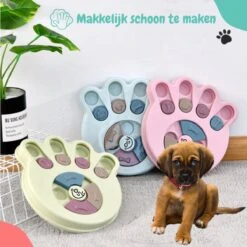 Hondenpuzzel Blauw - Honden Speelgoed - Honden - Hondenbrokken - Hondenspeelgoed - Interactief Spel Voor Honden - Intelligentie Spel - Snuffelmat - Snuffelmat Hond - Hondenspeeltjes - Intelligentie - Hond Speelgoed -Hondenbenodigdheden 1200x1200 2197