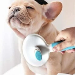 Merkloos Dierenborstel - Haarborstel Huisdieren - Borstel Voor Vacht Huisdier - Borstel Kat - Borstel Hond - Makkelijk Haar Verwijderen Met één Klik - Inclusief Speeltje - Kam Huisdier - Vachtverzorging - Massage -Hondenbenodigdheden 1200x1200 247