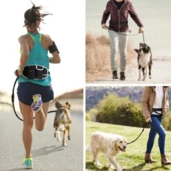 BOTC Looplijn Hond Met Heupriem Voor Hardlopen - Hondenriem - Zwart -Hondenbenodigdheden 1200x1200 29