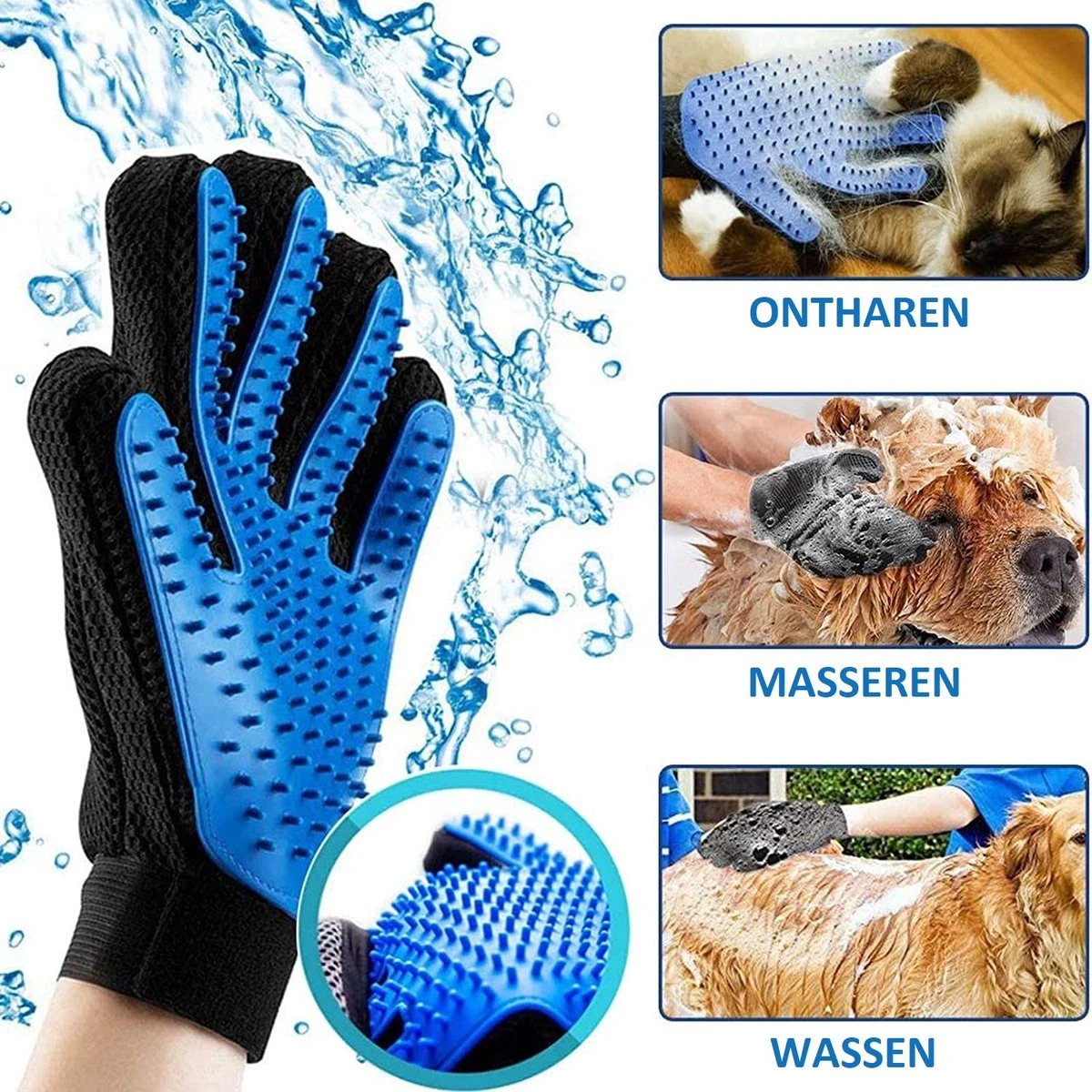 Professionele Kattenborstel/Hondenborstel + BONUS - Bovenvacht | Ondervacht - Langharige | Kortharige - Haarverwijderaar Voor Huisdieren - Kattenkam - Hondenkam 7 Professionele Kattenborstel/Hondenborstel + BONUS - Bovenvacht | Ondervacht - Langharige | Kortharige - Haarverwijderaar Voor Huisdieren - Kattenkam - Hondenkam - Afbeelding 5
