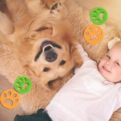 Merkloos Huisdierhaar Verwijderaar – Haarverwijderaar Voor Huisdieren- Pluizenverwijderaar - Furzapper - Kattenhaar Verwijderaar - Voor In De Wasmachine En Droger - 2 Stuks In 1 Verpakking - Kleur: Groen & Oranje -Hondenbenodigdheden 1200x1200 312