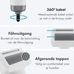 BURCH PetCare Ace - Waterblazer Voor Honden - Handzame Hondenföhn - RVS Borstel - 500W -Hondenbenodigdheden 1200x1200 395