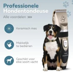 BYER Professionele Dieren Tondeuse Set - Voor Huisdieren Katten & Honden - Draadloos - Oplaadbare Pet Trimmer - Dog Tondeuze Clipper - 5 Standen & Vier Opzetkammen - Low Noise 16 BYER Professionele Dieren Tondeuse Set - Voor Huisdieren Katten & Honden - Draadloos - Oplaadbare Pet Trimmer - Dog Tondeuze Clipper - 5 Standen & Vier Opzetkammen - Low Noise -Hondenbenodigdheden 1200x1200 398