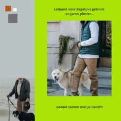 1FORME Hondenriem 15-25kg - Sliplijn Hond REFLECTEREND 2m, 1cm Ø - Jachtlijn 2 Ergonomische Handvaten - Dubbel Stop -Hondenbenodigdheden 1200x1200 42