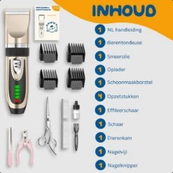 Pawwy Dieren Tondeuse Set Draadloos Voor Honden En Katten – Voor Dikke Vacht - Hondentondeuse – Hondentrimmer - Scheerapparaat - Goud 24 Pawwy Dieren Tondeuse Set Draadloos Voor Honden En Katten – Voor Dikke Vacht - Hondentondeuse – Hondentrimmer - Scheerapparaat - Goud -Hondenbenodigdheden 1200x1200 425