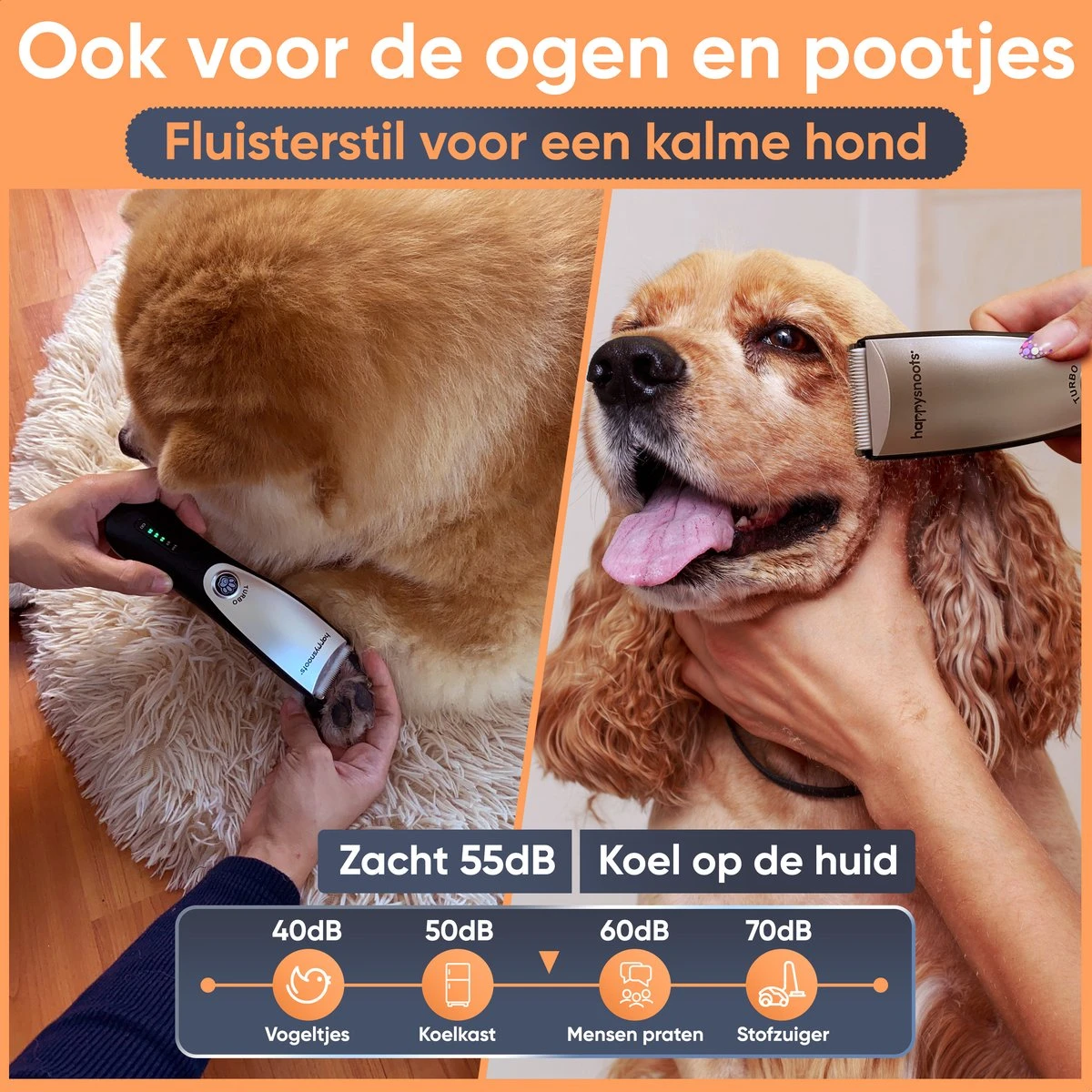 Happysnoots Hondentondeuse Draadloos Voor Dikke Vacht - Tondeuse Hond & Kat - Hondentrimmer - Professioneel Dieren Tondeuse 7 Happysnoots Hondentondeuse Draadloos Voor Dikke Vacht - Tondeuse Hond & Kat - Hondentrimmer - Professioneel Dieren Tondeuse - Afbeelding 5