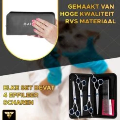 Toivo Schaar Voor Dieren - Zilver - Effileerscharen - Honden Scharenset - Dierenschaar - Set 5 Stuks - Trimscharen - Trimset - Uitdunschaar Hond - Schaar Honden 14 Toivo Schaar Voor Dieren - Zilver - Effileerscharen - Honden Scharenset - Dierenschaar - Set 5 Stuks - Trimscharen - Trimset - Uitdunschaar Hond - Schaar Honden -Hondenbenodigdheden 1200x1200 481