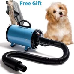 Merkloos Edward&DeVries Professionele Hondenföhn Met 4 Opzetstukken – Waterblazer Voor Honden – Stil Design – Krachtig + Extra Filter & Droogdoek - Blauw -Hondenbenodigdheden 1200x1200 505