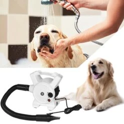 Hondenfohn - Waterblazer Met Draaiknop - 2400W Vermogen Met Warme En Koude Stand - Wit -Hondenbenodigdheden 1200x1200 506