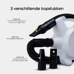 Hondenfohn - Waterblazer Met Draaiknop - 2400W Vermogen Met Warme En Koude Stand - Wit -Hondenbenodigdheden 1200x1200 509