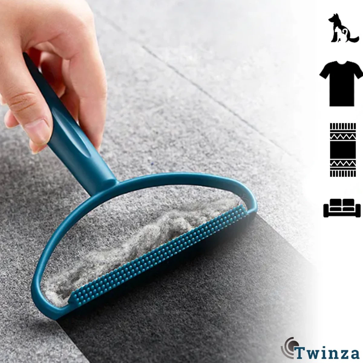 |Twinza®| Pluizenverwijderaar - Ontpluizer - Draagbare - Haarverwijderaar - Lint Remover - Verwijdert Pluisjes - Voor Tapijt - Wollen Kleding - Hondenhaarverwijderaar - Huisdieren 6 |Twinza®| Pluizenverwijderaar - Ontpluizer - Draagbare - Haarverwijderaar - Lint Remover - Verwijdert Pluisjes - Voor Tapijt - Wollen Kleding - Hondenhaarverwijderaar - Huisdieren - Afbeelding 4