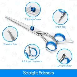 Nobleza Vachtscharen En Kam Set - Scharen Set - Vachtverzorging Set - Scharen Set Voor Honden En Katten -Hondenbenodigdheden 1200x1200 650