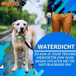 MyPets™ Anti-blafband - Anti Blaf Apparaat - Voor Kleine Honden En Grote Honden - Diervriendelijk - Opvoedingshalsband - Trainingshalsband - 2022/2023 Versie - Inclusief Batterijen -Hondenbenodigdheden 1200x1200 733