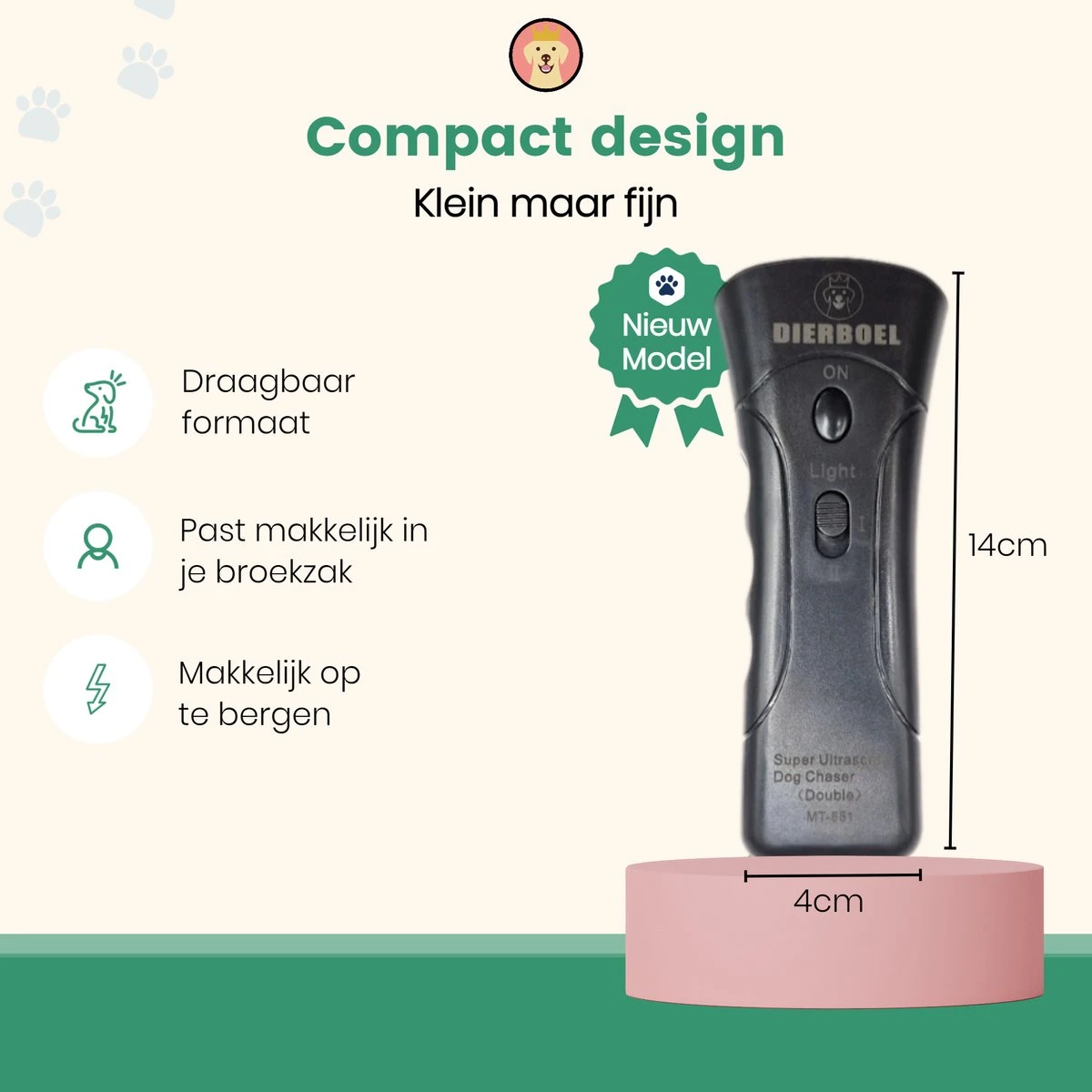 Dierboel Professionele Anti Blaf Apparaat 2022 - Diervriendelijke Ultrasoon Anti Blaf Apparaat - Voor Het Trainen Van Kleine & Grote Honden - Zonder Schok 4 Dierboel Professionele Anti Blaf Apparaat 2022 - Diervriendelijke Ultrasoon Anti Blaf Apparaat - Voor Het Trainen Van Kleine & Grote Honden - Zonder Schok - Afbeelding 2